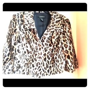 Leopard print jacket